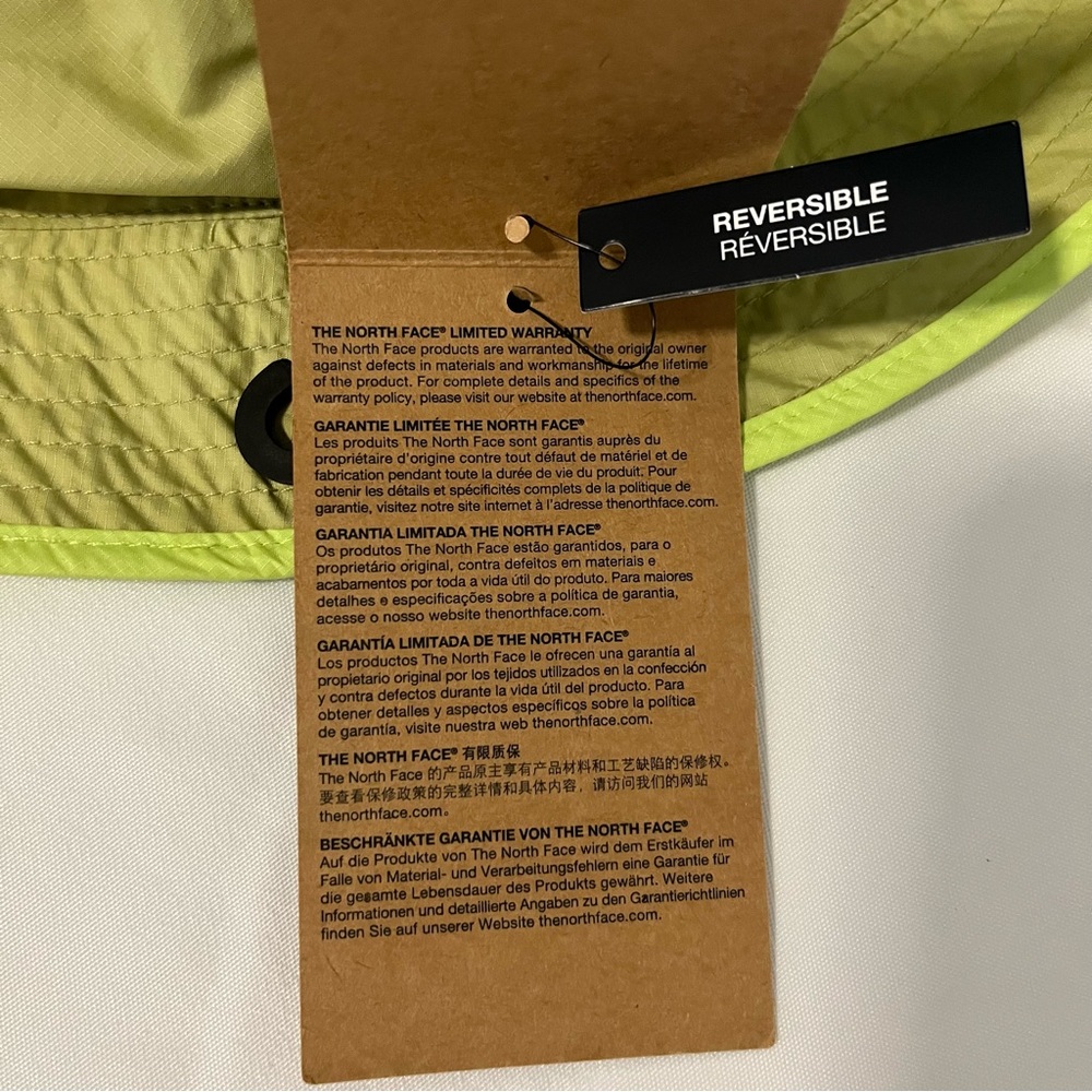 NWT The North Face Unisex Sun Stash Hat Green Bucket Reversible Packable - Picture 11 of 16